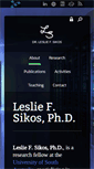 Mobile Screenshot of lesliesikos.com
